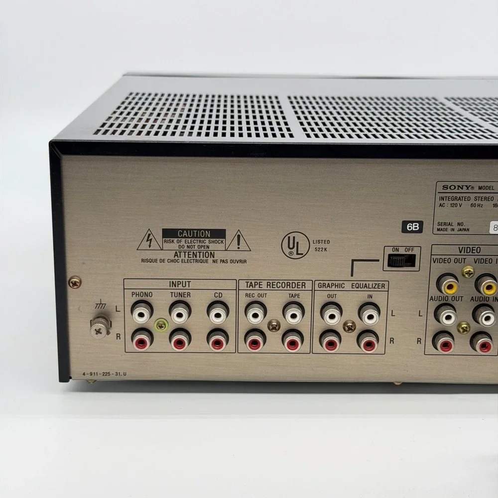 Sony TA-AX530 Integrated Stereo Amplifier AV Control Center Made in Japan Black